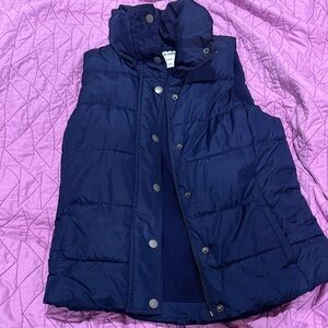 old navy, navy Puffer Vest